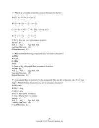 Chemical Engineering Chapter 10 Which set shows the correct resonance structures&nbsp;