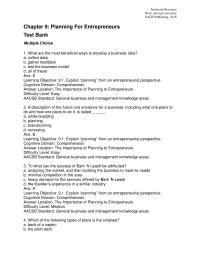 Entrepreneurship Chapter 09 A description of the future one envisions for a business