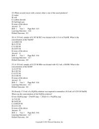 Chemical Engineering Chapter 14 Pure water cannot conduct electricity so why do