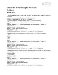 Entrepreneurship Chapter 12 What is the advantage of angel investor funding