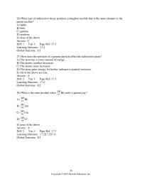 Chemical Engineering Chapter 17 How does the emission of a gamma particle&nbsp;