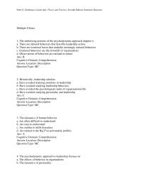 Business Communication Chapter 12 The underlying premise of the psychodynamic approach