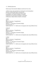 Physics Chapter 1 Matching Questions Put The Steps The