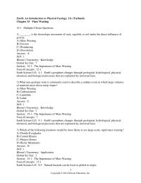 Physics Chapter 15 What non-geologic term is commonly used to describe