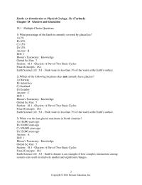 Physics Chapter 18 What percentage of the Earth is currently covered