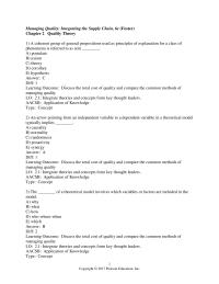 Management Chapter 2 A theory that is generated by observation and description