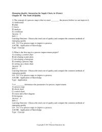 Management Chapter 10 In a process map, a parallelogram appears whenever materials