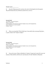 History Chapter 3 Blooms Remember Learning Objective Detail The Factors