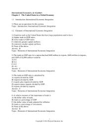Economics Chapter 1 Atopic Elements International Economic Integration 21 Deep