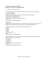 Economics Chapter 6 The production side efficiency loss of a tariff
