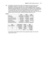 Accounting Chapter 9 The Hurdle Rate 10 Answer Capital Budgeting