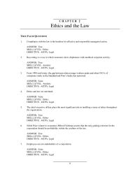 Management Chapter 2 The Law Must Consonant With Reasoned Determination