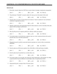 Human Resources Chapter 10 Standard hour plans are based on specific production standards