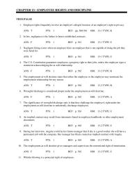 Human Resources Chapter 13 Not Suggestion Reduce Retaliation Discharges a Take Adverse