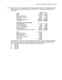 Accounting Chapter 13 Statement Cash Flows 105 1321 Marquette
