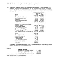 Accounting Chapter 13 How Must Save Marts Net Increase decrease Cash