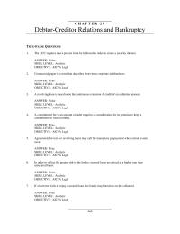 Management Chapter 23 The provision that, unless otherwise agreed, a security agreement