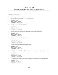 Management Chapter 24 When internationally accepted arbitration rules are used