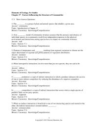 Chapter 17 Variation in environmental conditions within