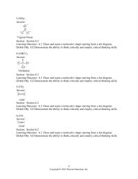 Chemistry Chapter 6 Demonstrate the ability to think critically