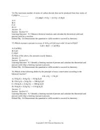Chemistry Chapter 9 The theoretical mass of sulfur dioxide produced