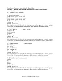 Chemistry Chapter 11 The value of the gas constant R is equal to