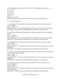 Chemistry Chapter 14 A reaction is close to equilibrium when a rapid