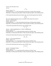Chemistry Chapter 17 Given this hydrocarbon line drawing