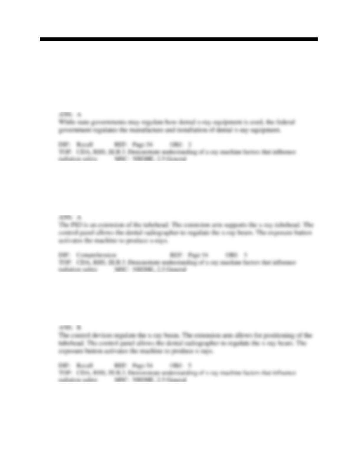 Dentistry Chapter 6 the manufacture and installation of dental xray