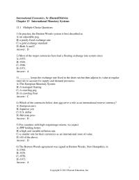 Economics Chapter 13 The Us Dollar The British Pound Silver