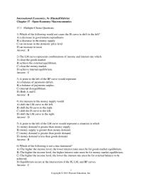 Economics Chapter 17 The world of flexible exchange rates and perfect