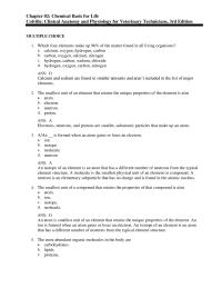 Psychology Chapter 2 B carbon Hydrogen And Oxygen Are The Building