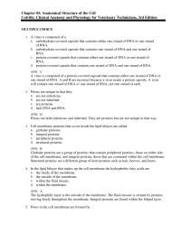 Psychology Chapter 3 Cell membrane proteins that occur inside