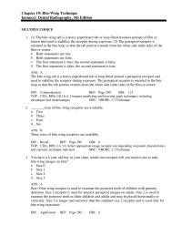 Dentistry Chapter 19 Which The Following Exposure Sequences Recommended