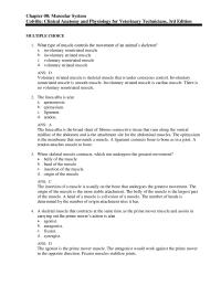 Psychology Chapter 8 This Results The Muscle Fiber Shortening And