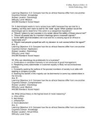 Business Ethics Chapter 3 Why can deontology be problematic for a business