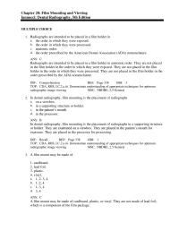 Dentistry Chapter 28 An opaque film mount is preferred because it