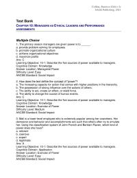 Business Ethics Chapter 3 Other Than Being Ethical Manager What Brown
