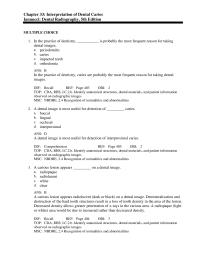 Dentistry Chapter 33 Class Lesion Seen Enamel only Severe Lesion Involves
