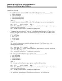 Dentistry Chapter 34 Your Patient Has Been Diagnosed Having Periodontal