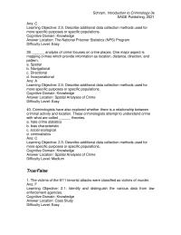 Criminology Chapter 02 The dark figure of crime is a count of the worst