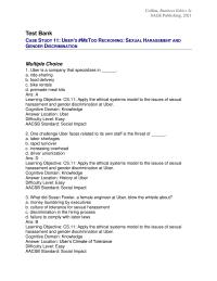Business Ethics Chapter 11 What justification did HR provide for their lack
