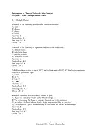 Chemical Engineering Chapter 4 For Each Set Elements Choose The Appropriate