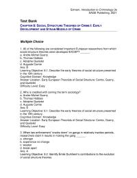 Criminology Chapter 08 Which Theory Takes The Basic Ideas