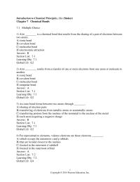 Chemical Engineering Chapter 7 An ionic bond forms between two atoms through