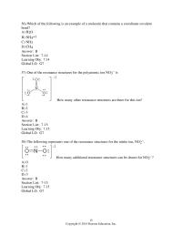 Chemical Engineering Chapter 7 The geometry of a molecule in which the central&nbsp;