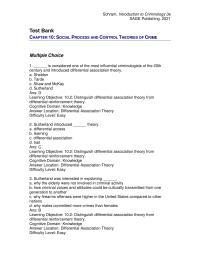Criminology Chapter 10 why firearms offenses were higher in