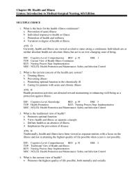 Nursing Chapter 8 What is the basis for the health–illness continuum