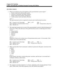 Nursing Chapter 9 A complete Proteins Contain All Nine Essential Amino