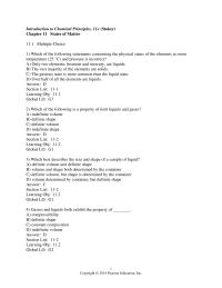 Chemical Engineering Chapter 11 When liquids and gases are compared